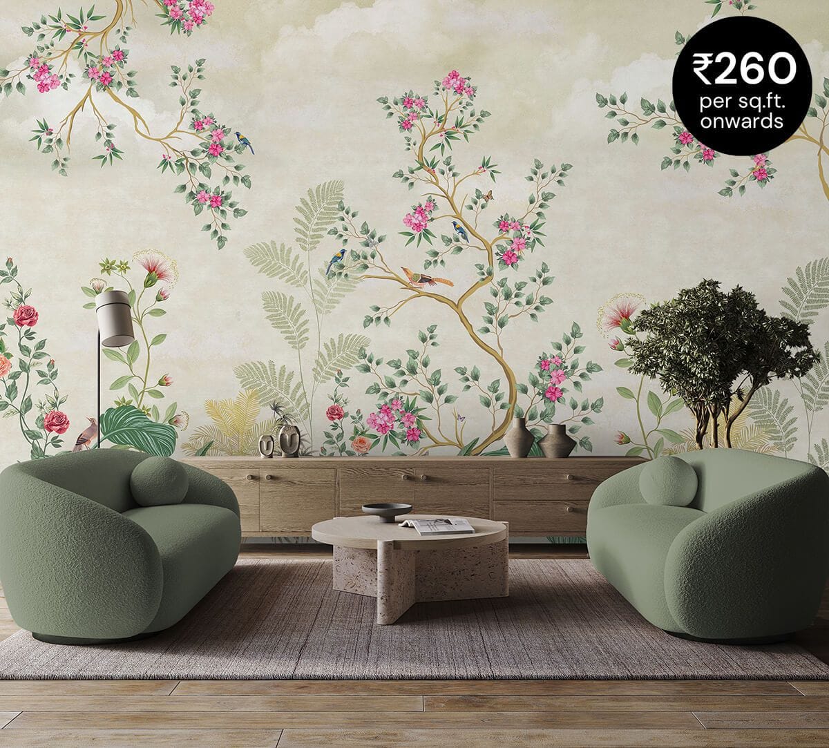 The Climbing Garden Wallpaper