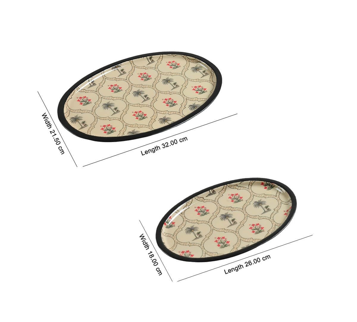 Tropic Tryst Oval Tray