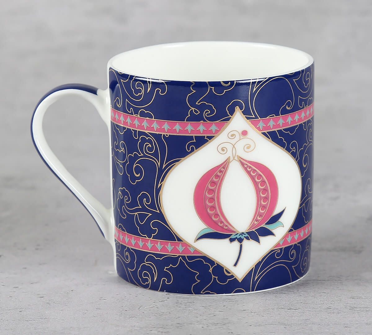 India Circus by Krsnaa Mehta Tropical Garden Trellis Mug Set of 6