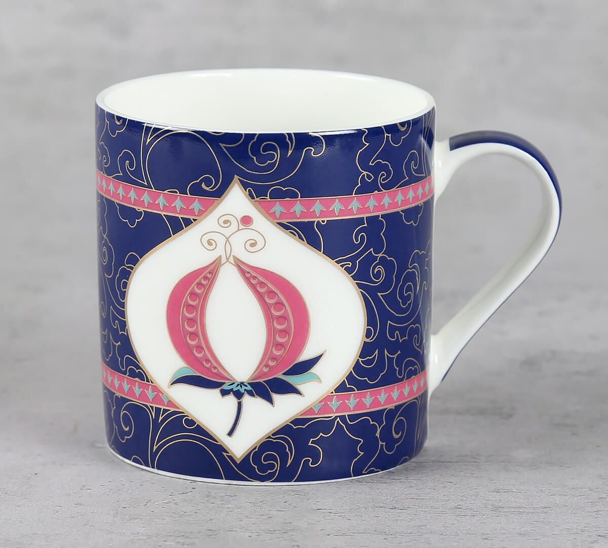 India Circus by Krsnaa Mehta Tropical Garden Trellis Mug Set of 6