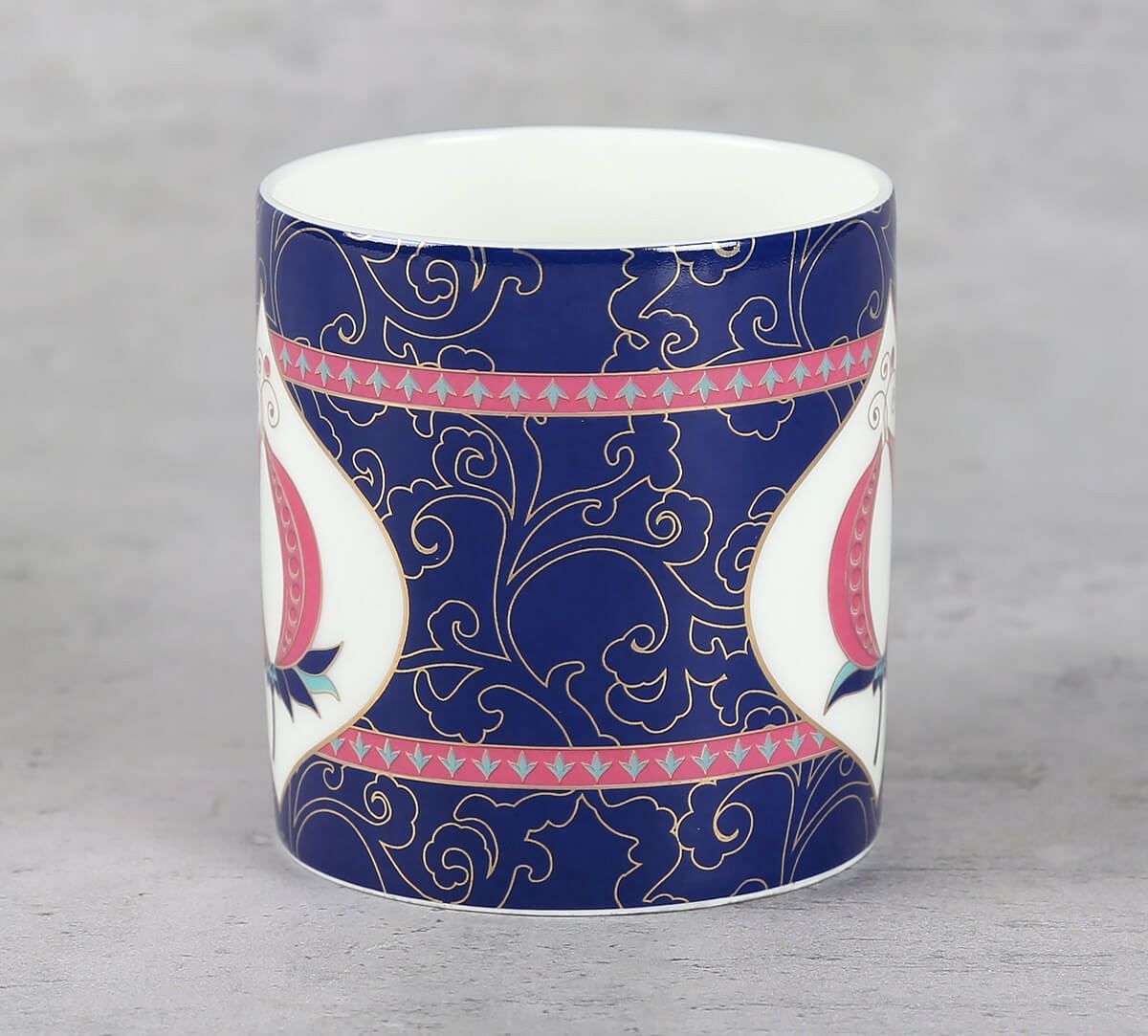 India Circus by Krsnaa Mehta Tropical Garden Trellis Mug Set of 6