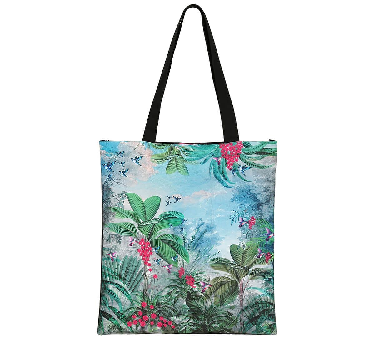 India Circus by Krsnaa Mehta Tropical View Jhola Bag