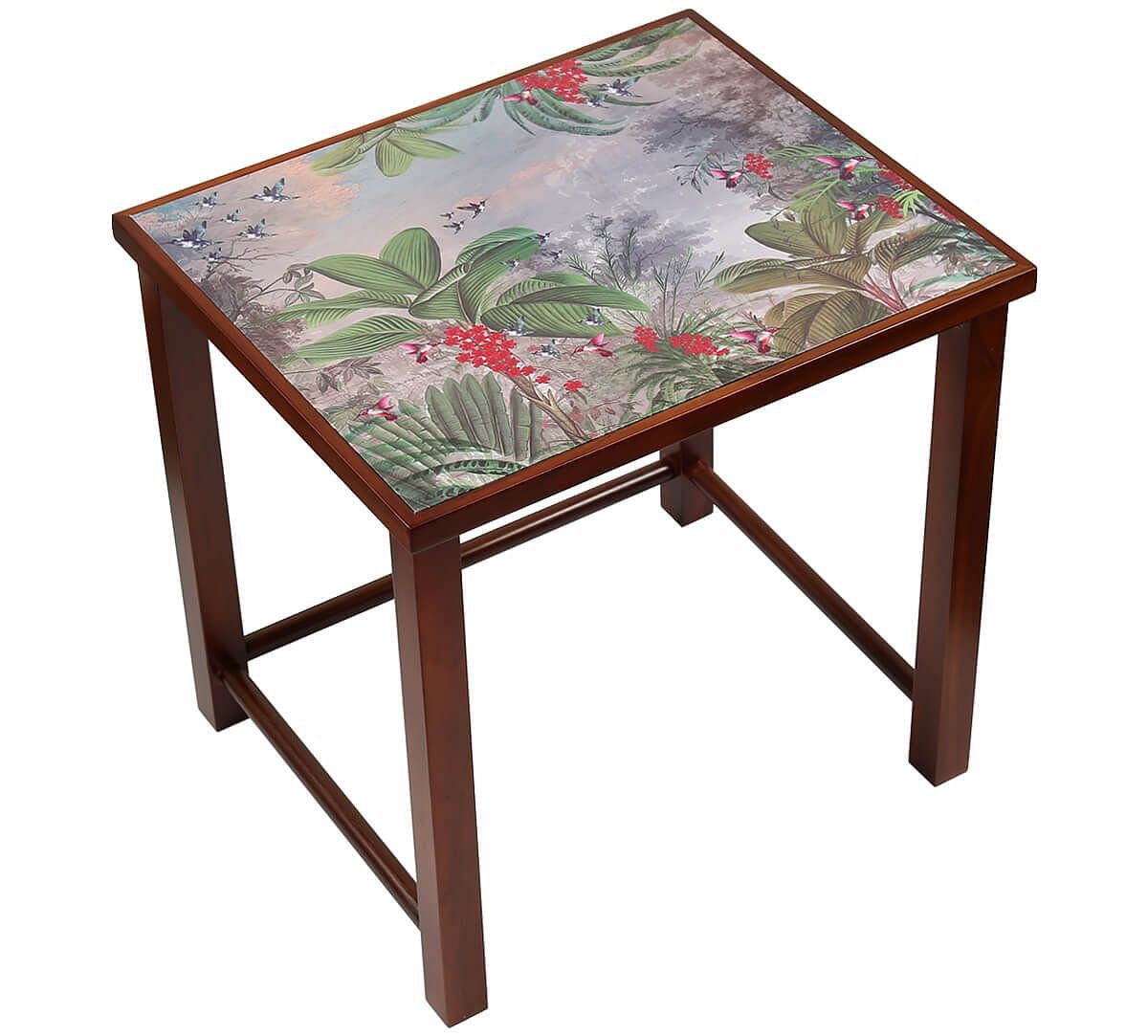 India Circus by Krsnaa Mehta Tropical View Nesting Table