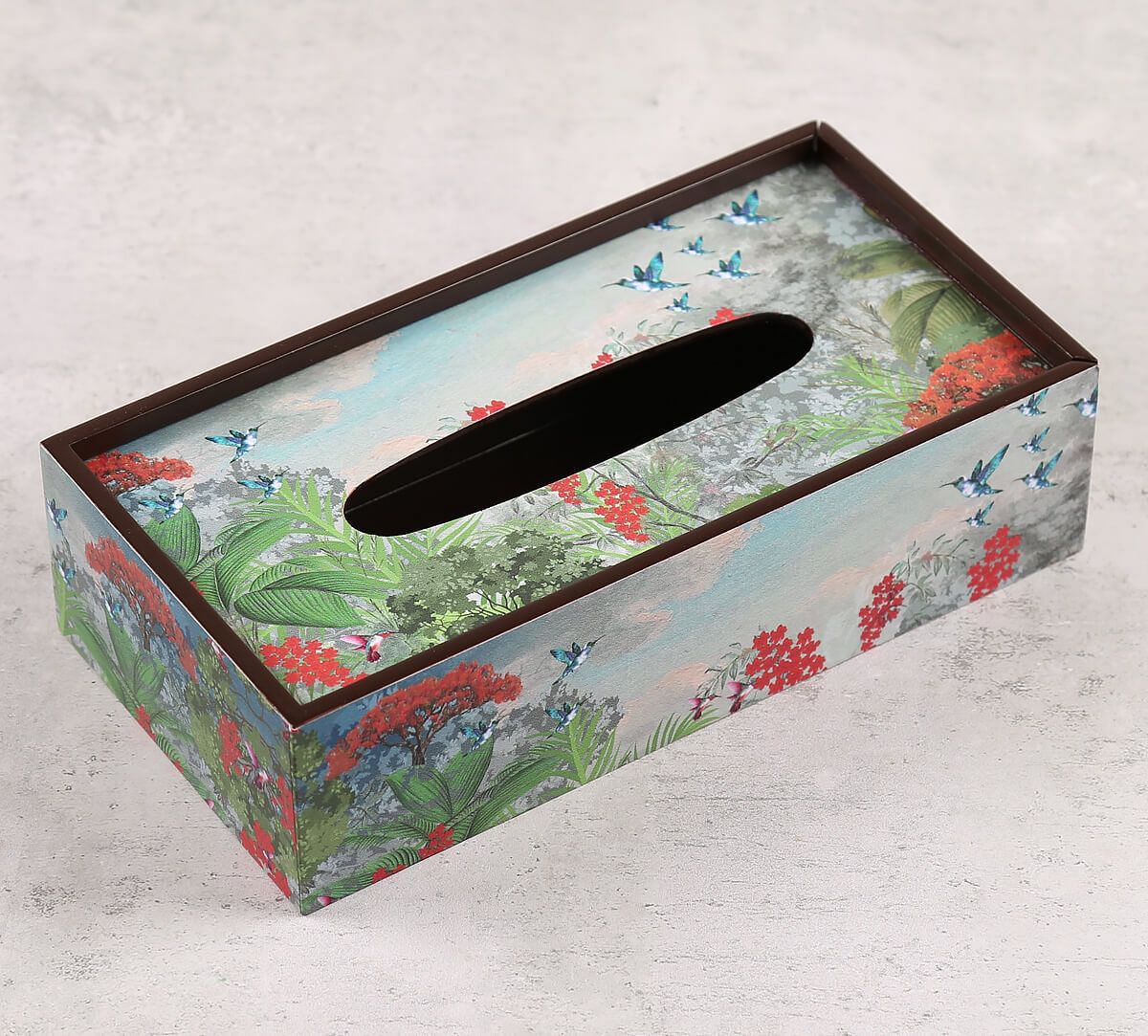 India Circus by Krsnaa Mehta Tropical View Tissue Box Holder