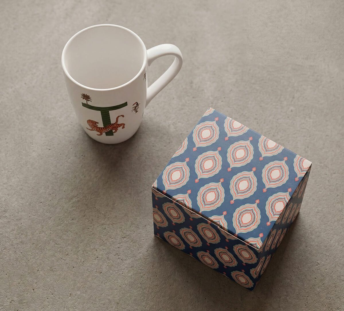 Tundra Tiger Porcelain Coffee Mug