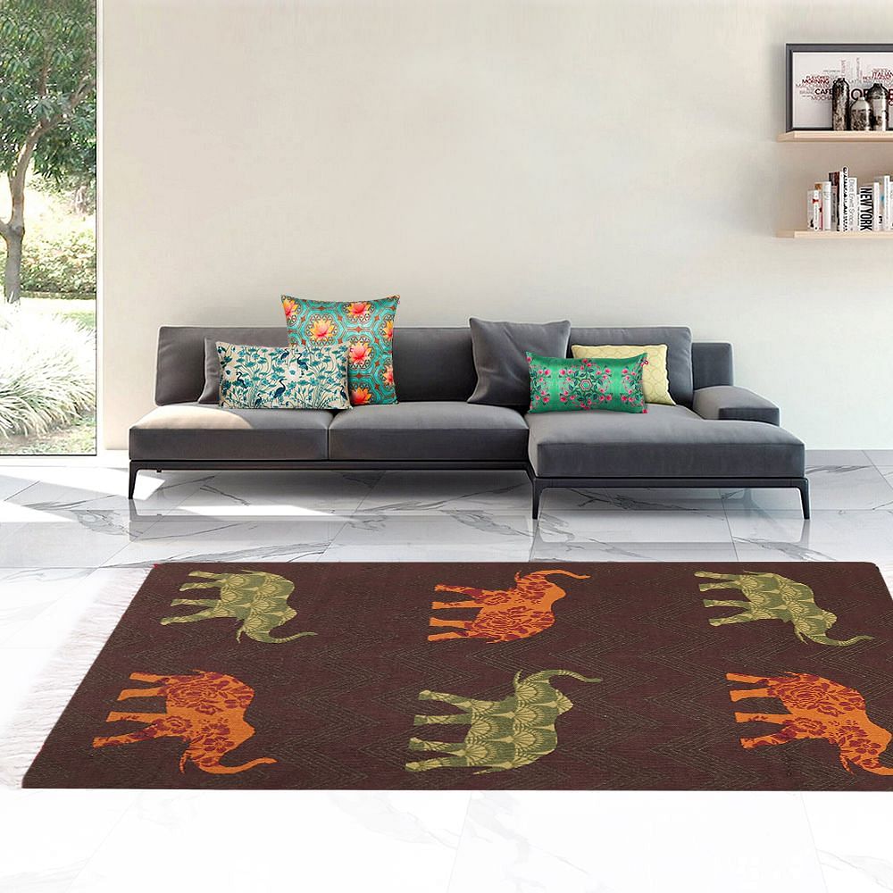 India Circus by Krsnaa Mehta Tusker Delight Rug