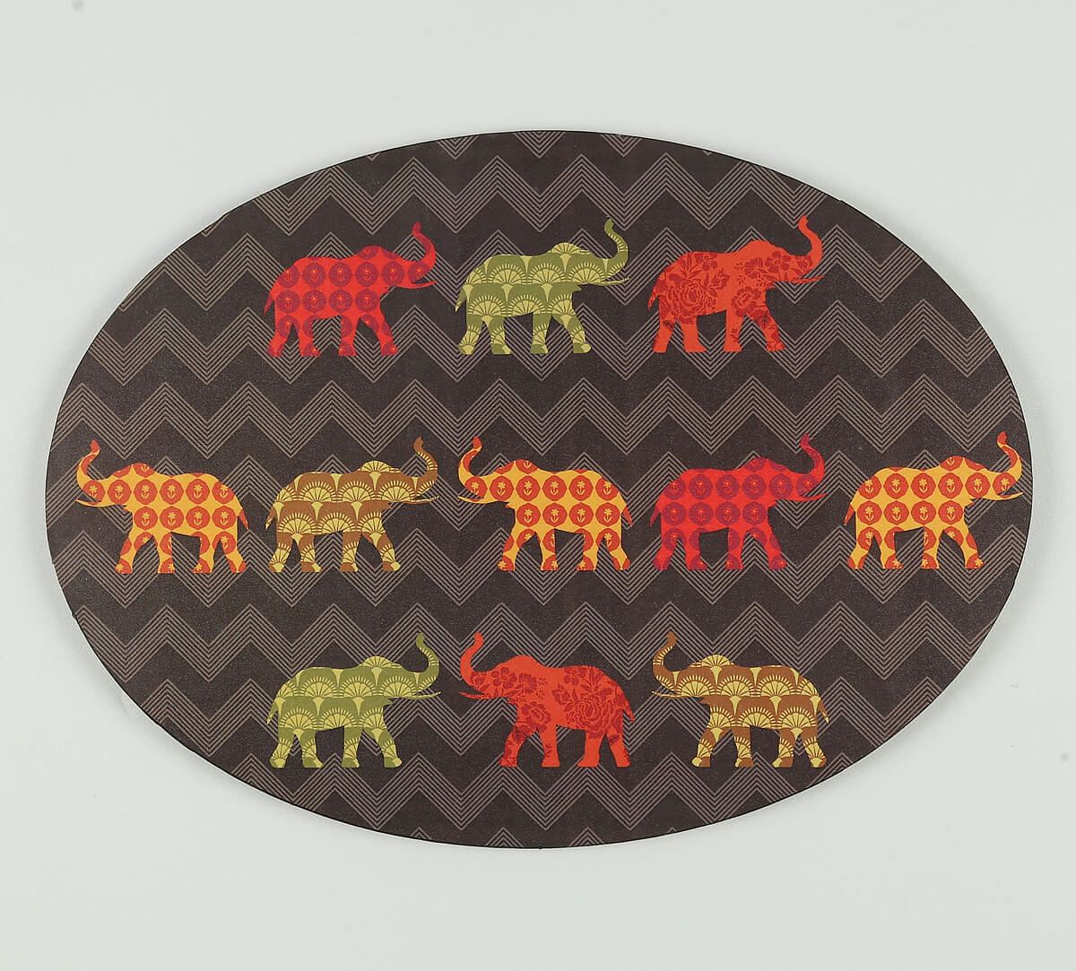 India Circus by Krsnaa Mehta Tusker Delight Trivet Set of 2