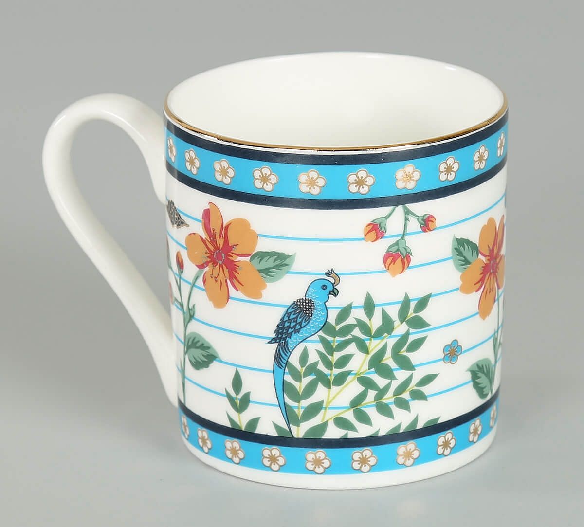 India Circus by Krsnaa Mehta Verdant Chef d'oeuvre Snack Platter & Coffee Mug Set