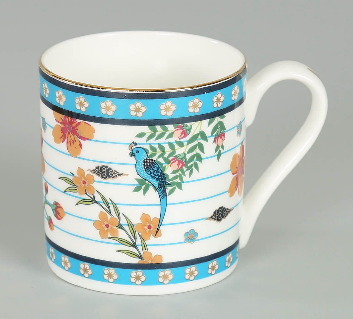 India Circus by Krsnaa Mehta Verdant Chef d'oeuvre Snack Platter & Coffee Mug Set