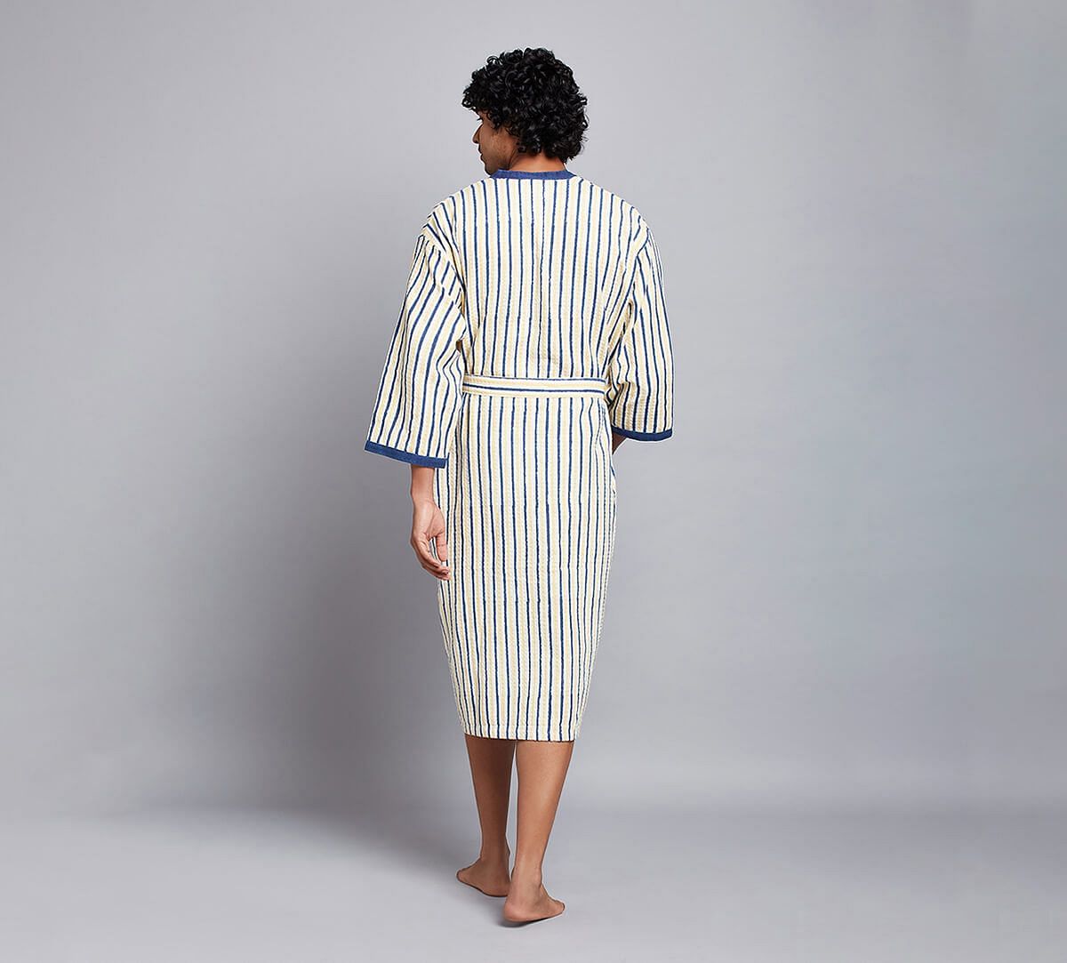 India Circus by Krsnaa Mehta Zenith Stripes Bathrobe