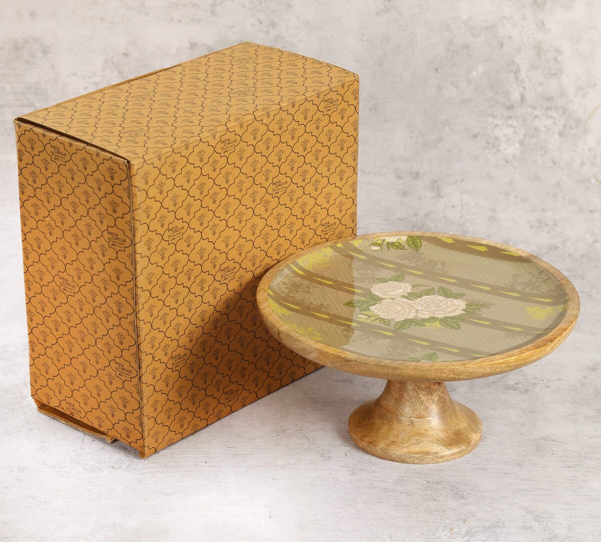 India Circus by Krsnaa Mehta Rose Alba's Tenor Cake Stand