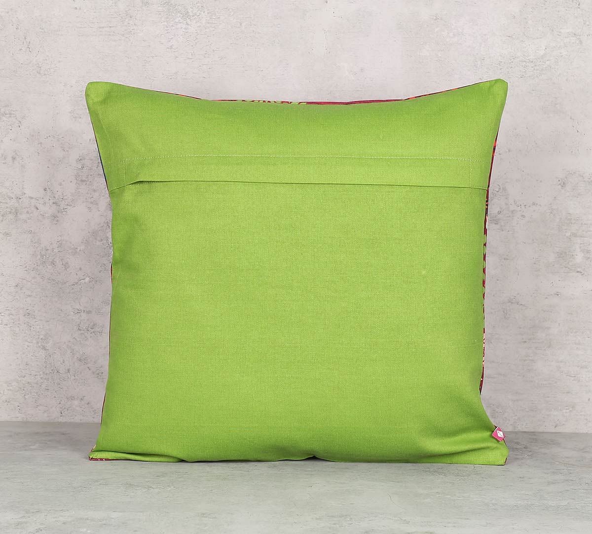 India Circus Call of the Wilderness Canvas Blend Cushion Cover