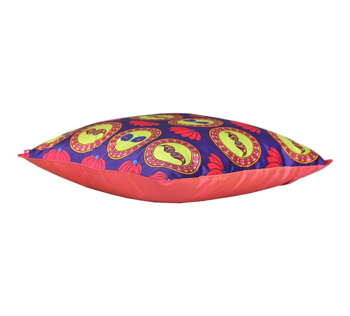 India Circus C'est La Vie Blend Taf Silk 16 x 16 Cushion Cover