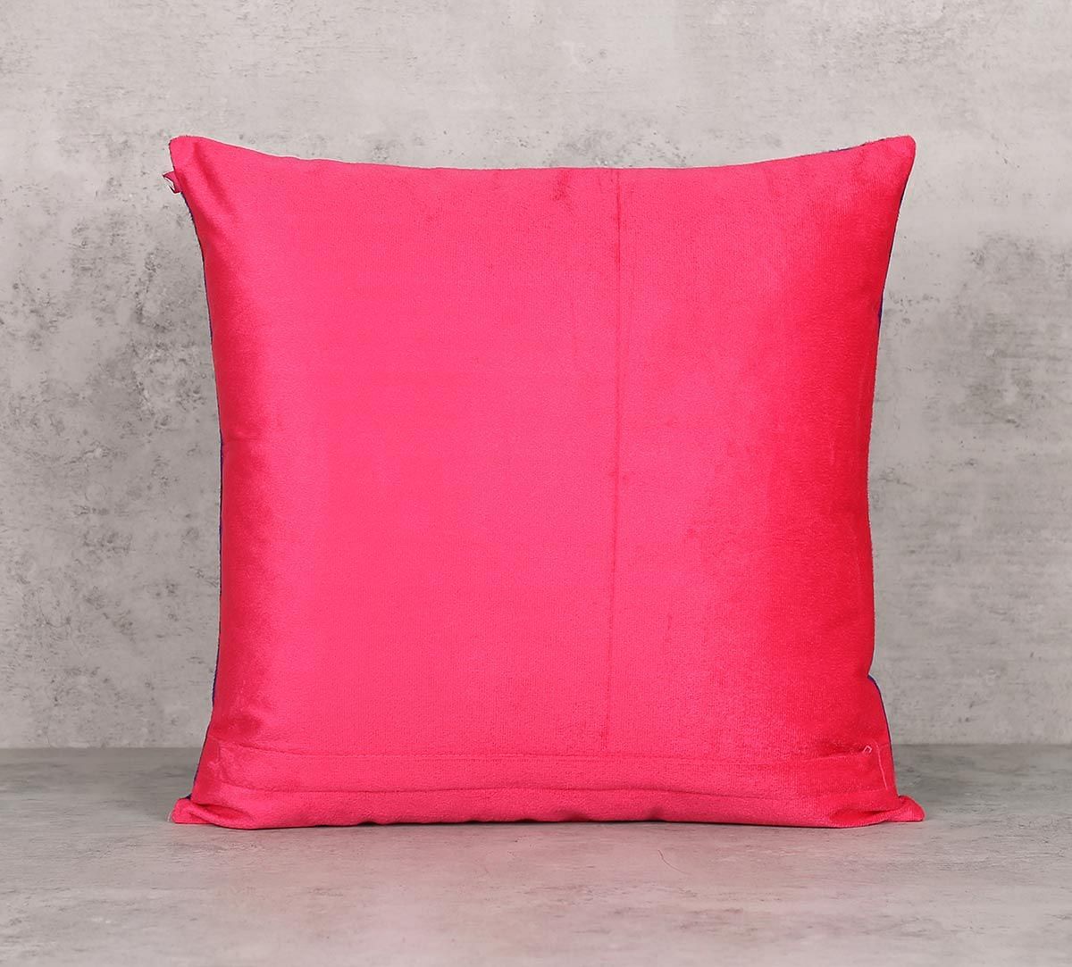 India Circus C'est La Vie Blend Velvet 16 x 16 Cushion Cover