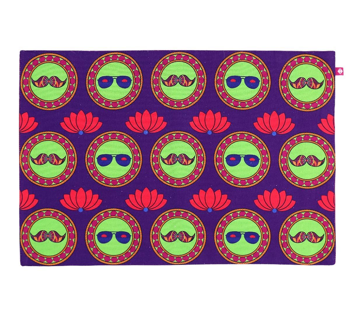 India Circus C'est La Vie Table Mat & Napkins Set of 6