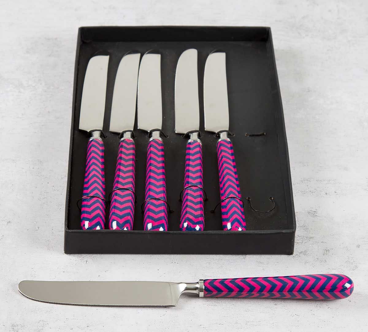 India Circus Chevron Melavo Butter Knife Set of 6