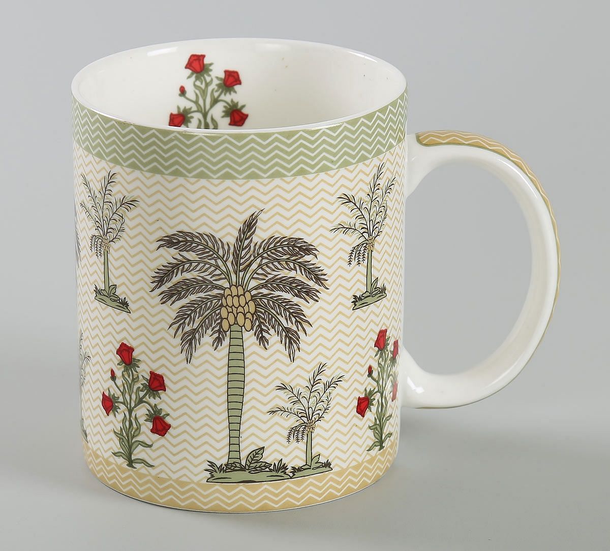 India Circus Chevron Palms Coffee Mug