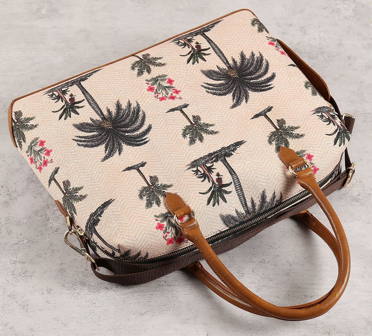 India Circus Chevron Palms Office Bag