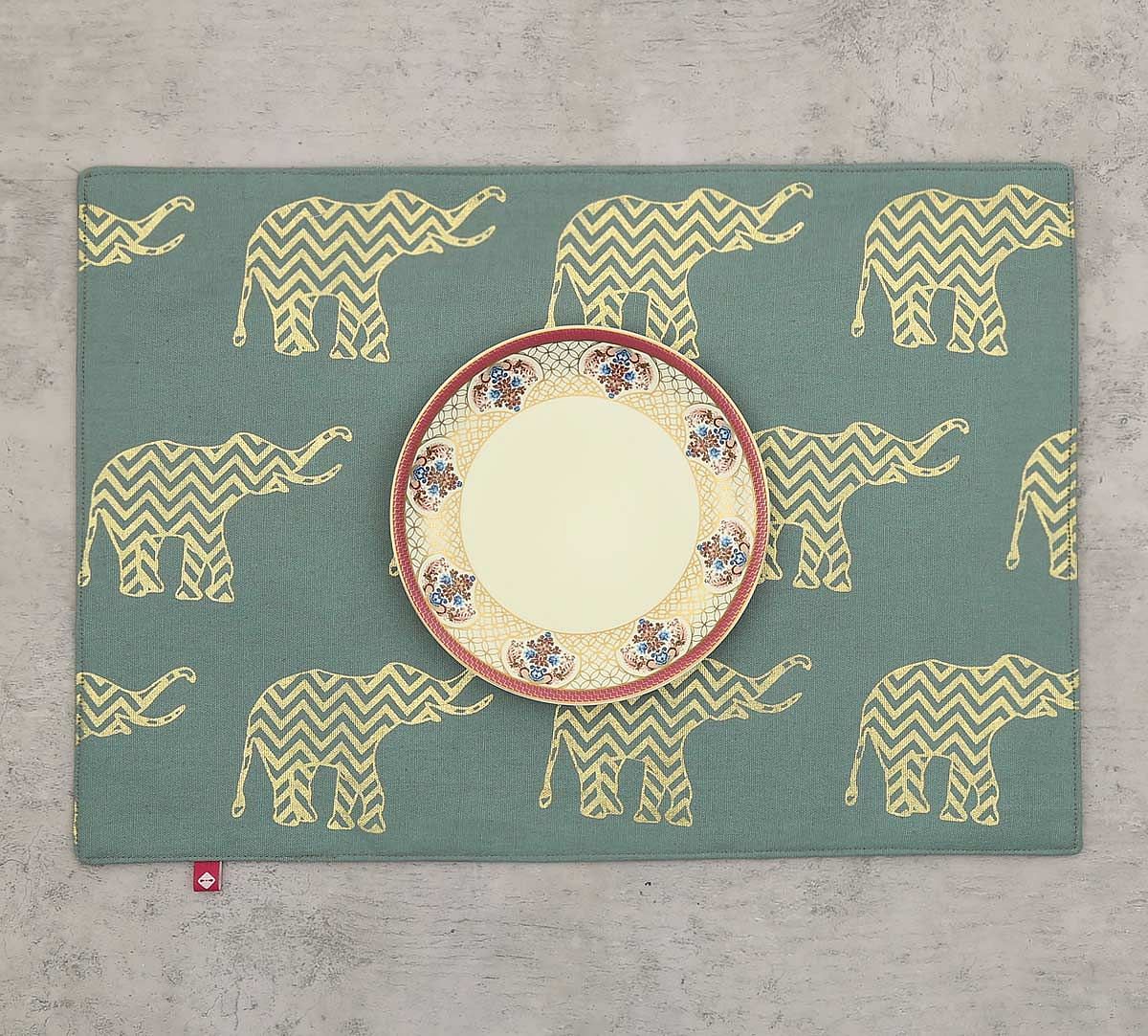 India Circus Chevron Tusker Table Mat