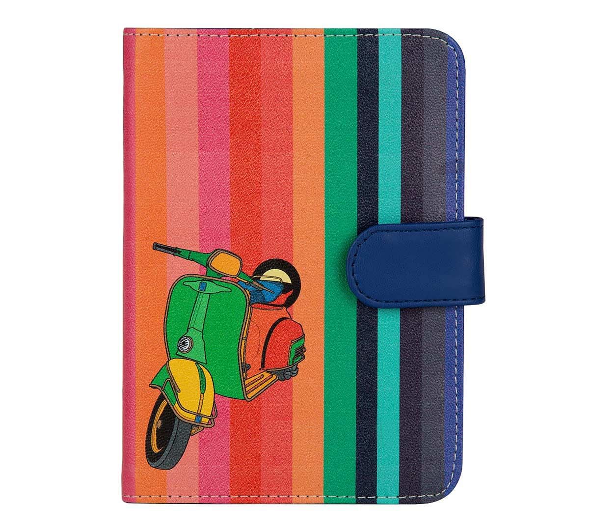 India Circus Colour Pop Scooter Passport Cover