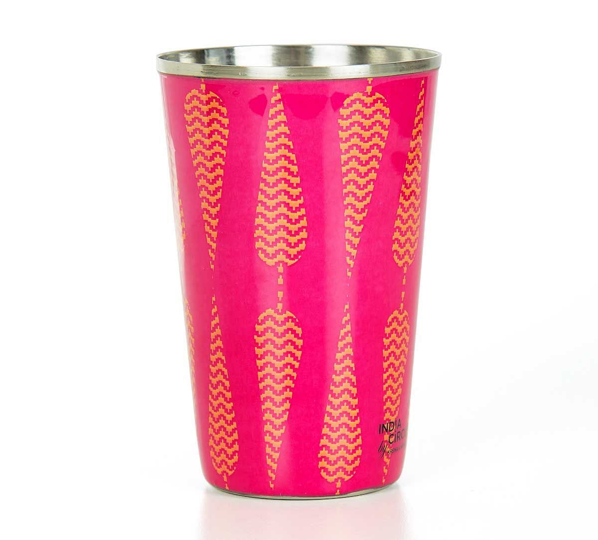 India Circus Conifer Spades Steel Tumbler Set of 2