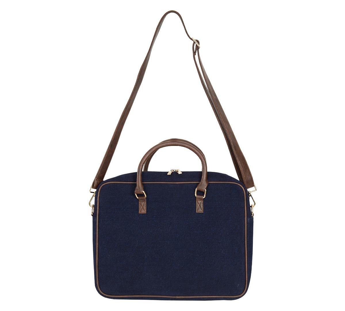 India Circus Conifer Symmetry Denim Laptop Bag