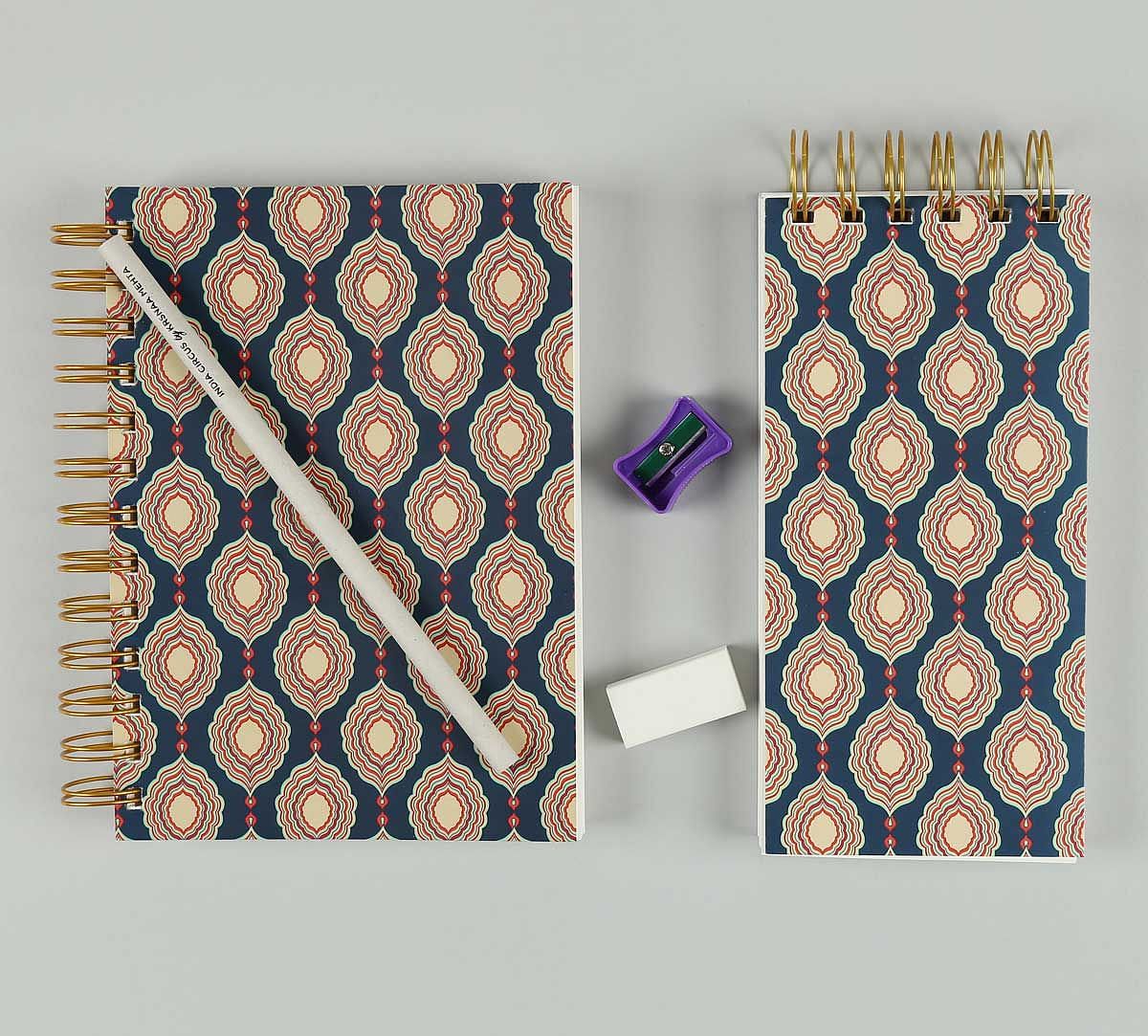 India Circus Curved Mirror Creeper Stationery Combo Set