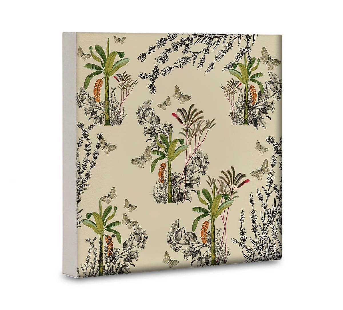 India Circus Desert Plants 16x16 and 24x24 Canvas Wall Art