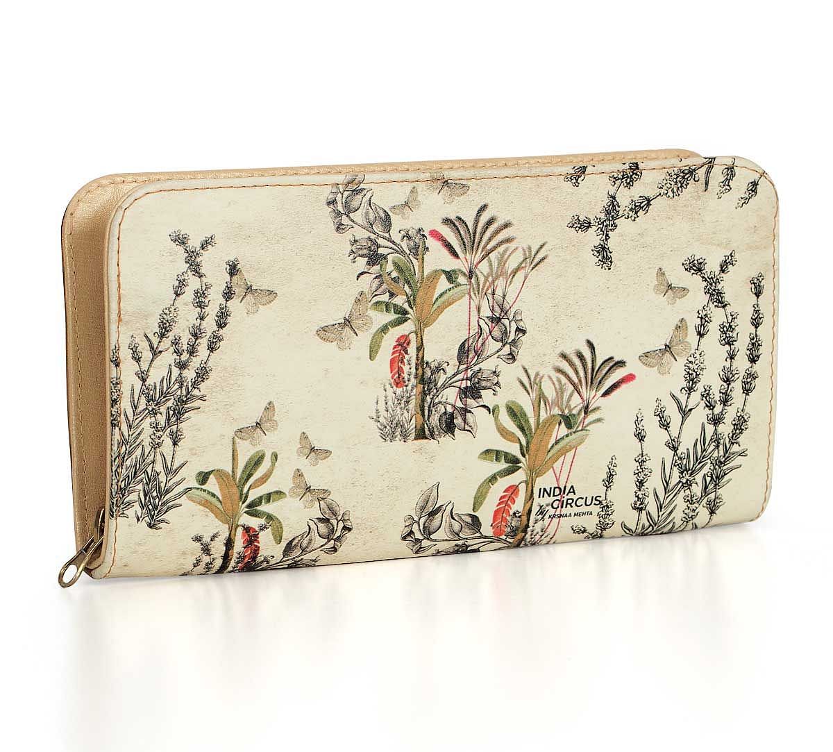 India Circus Desert Plants Ladies Zipper Wallet