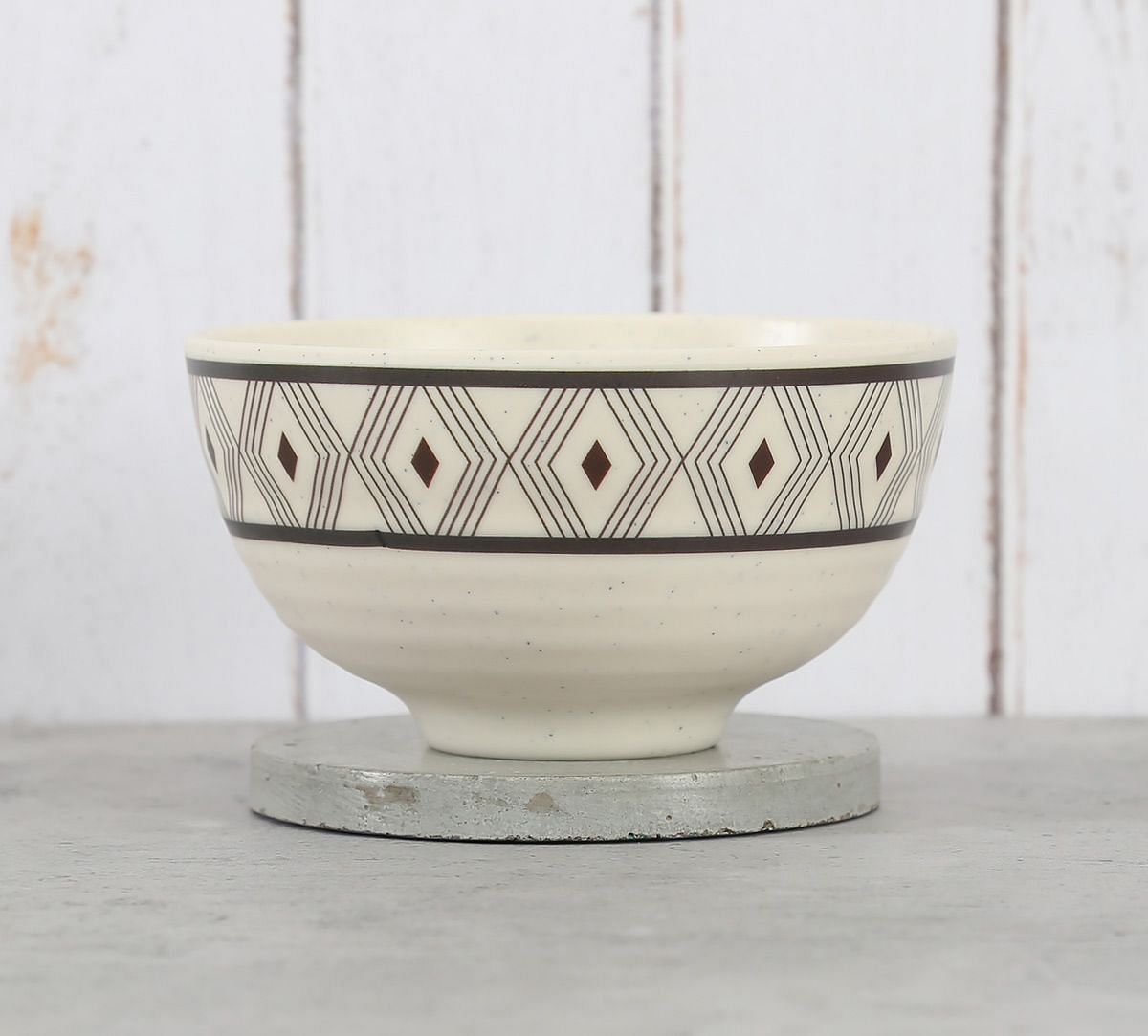 India Circus Diamond Motifs Soup Bowl