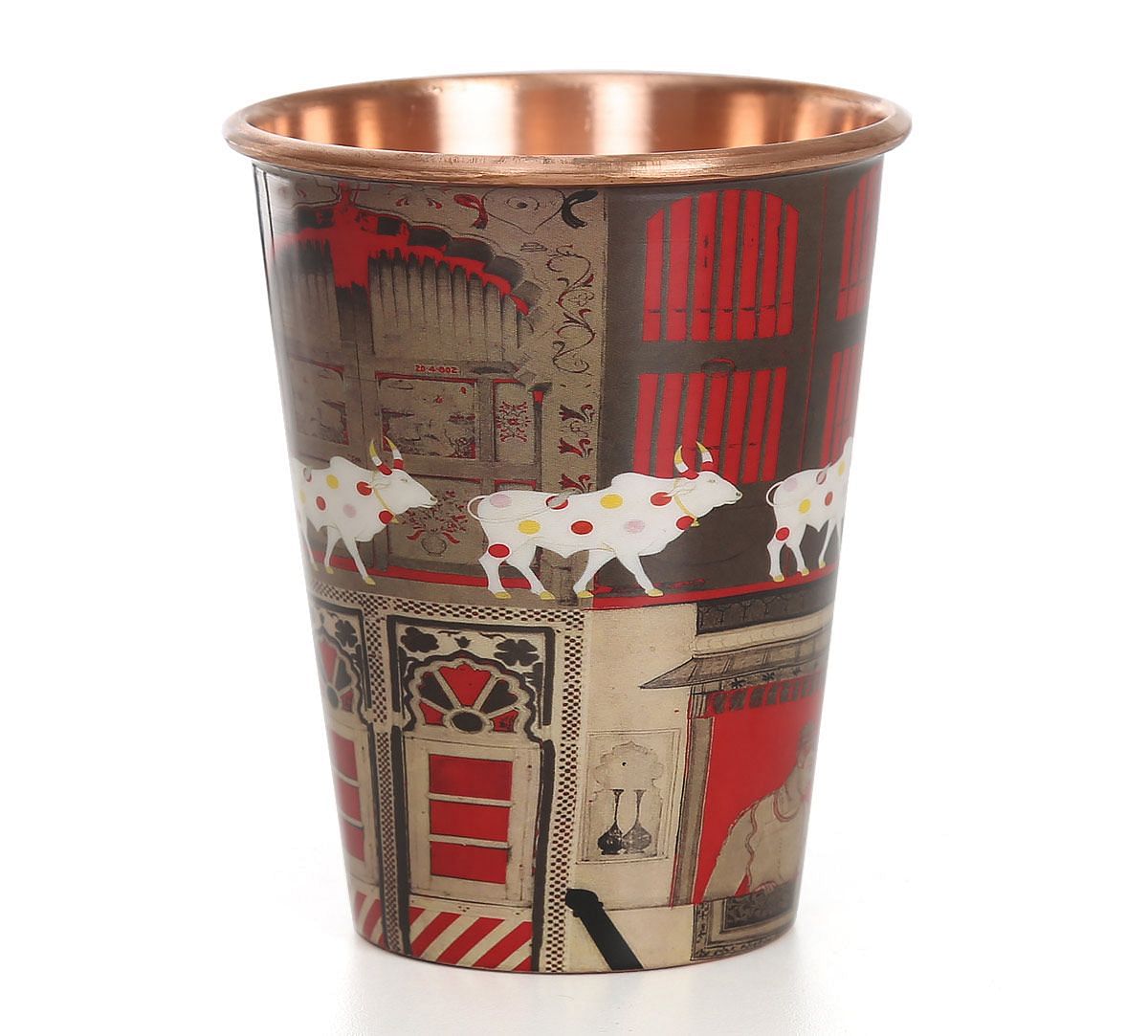 India Circus Doors Of Mystical Wonder Copper Tumbler