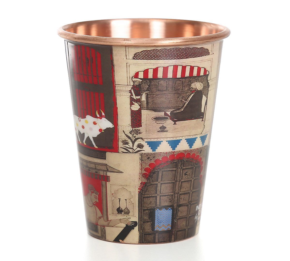 India Circus Doors Of Mystical Wonder Copper Tumbler