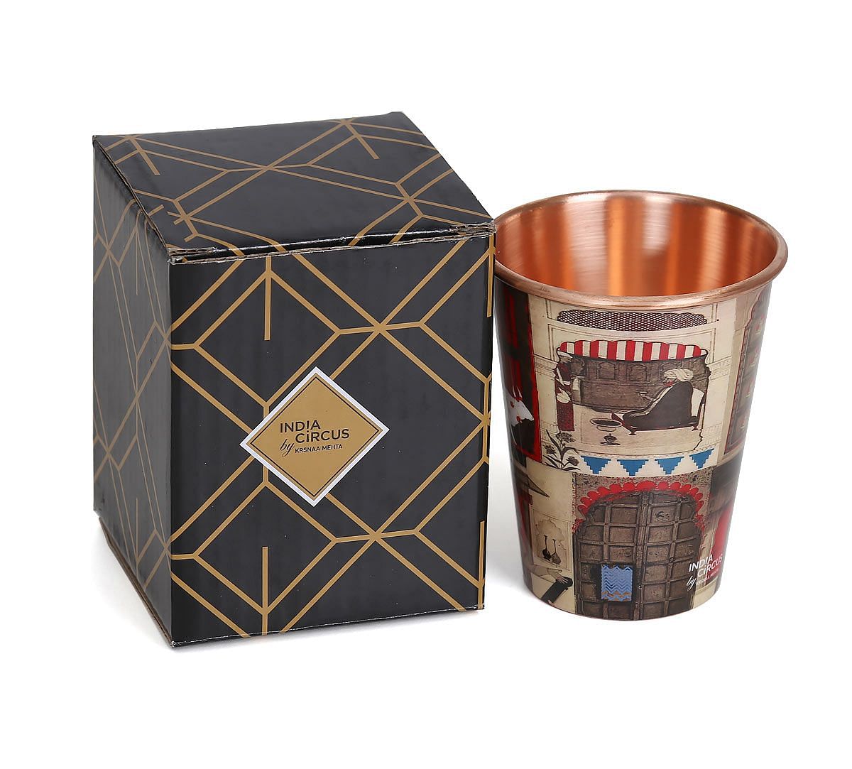 India Circus Doors Of Mystical Wonder Copper Tumbler