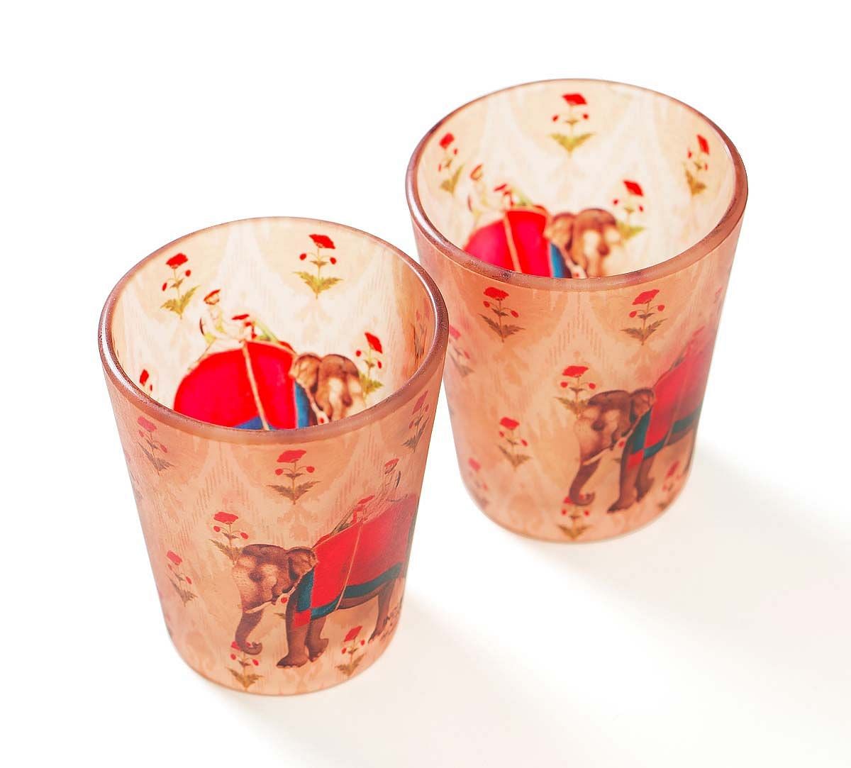 India Circus Earth Mahout Shot Glasses Set of 2