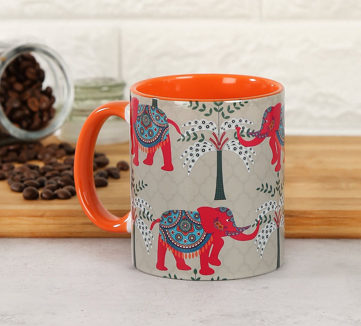 India Circus Elephanta Eclipse Coffee Mug