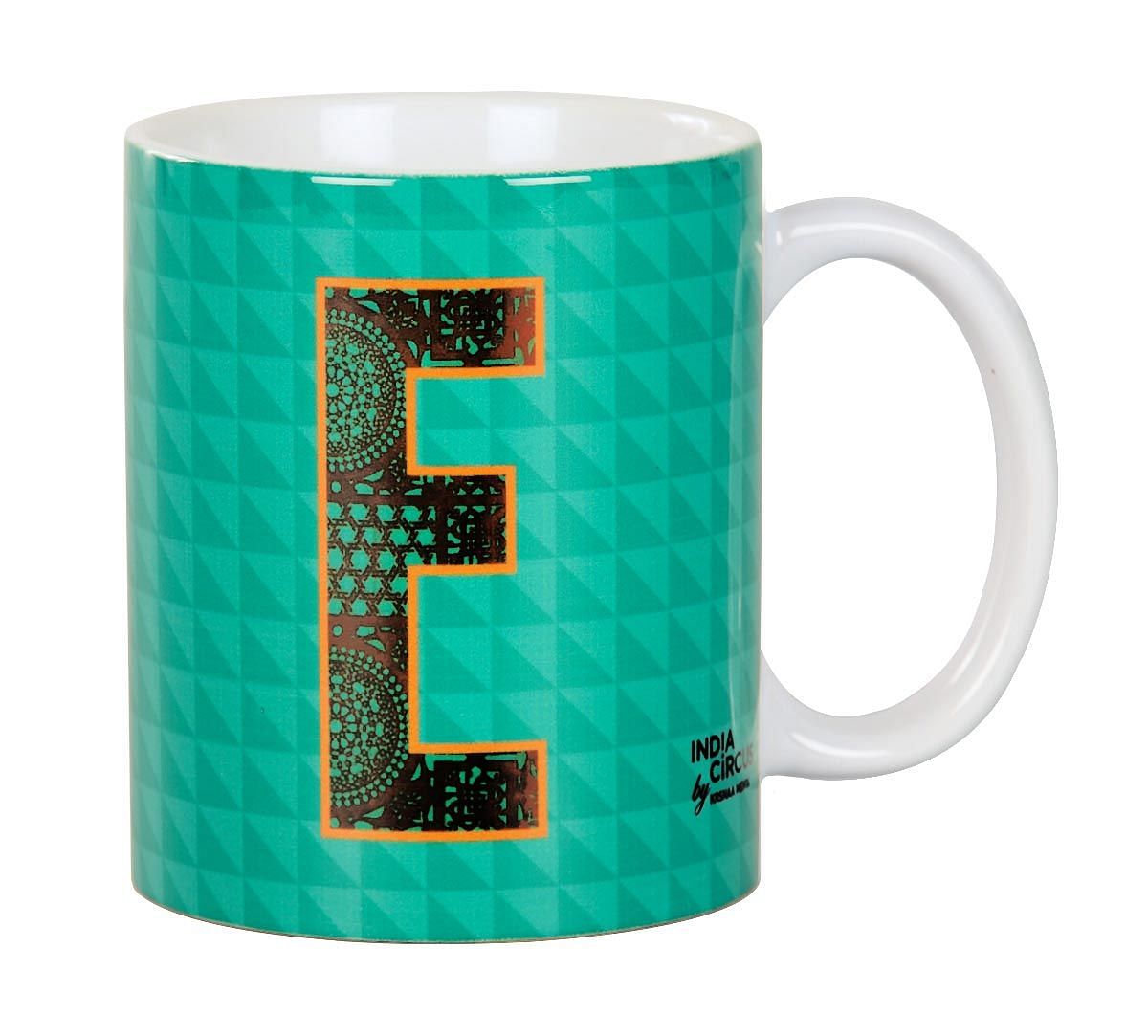 India Circus Exotic Alphabet E Mug