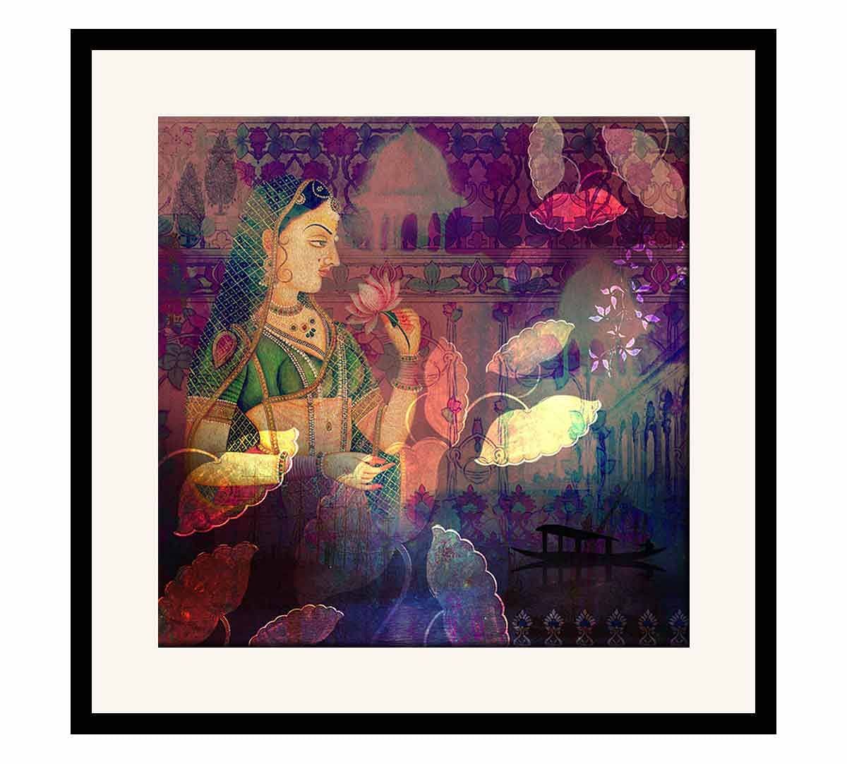 India Circus Fables of Indulekha Framed Wall Art