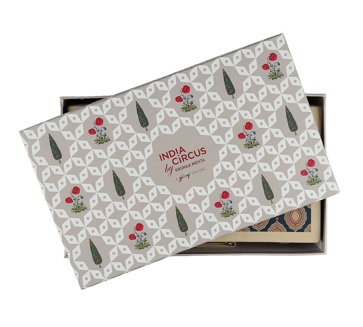 India Circus Fauna Darbar Leather Watch and Eyewear Box