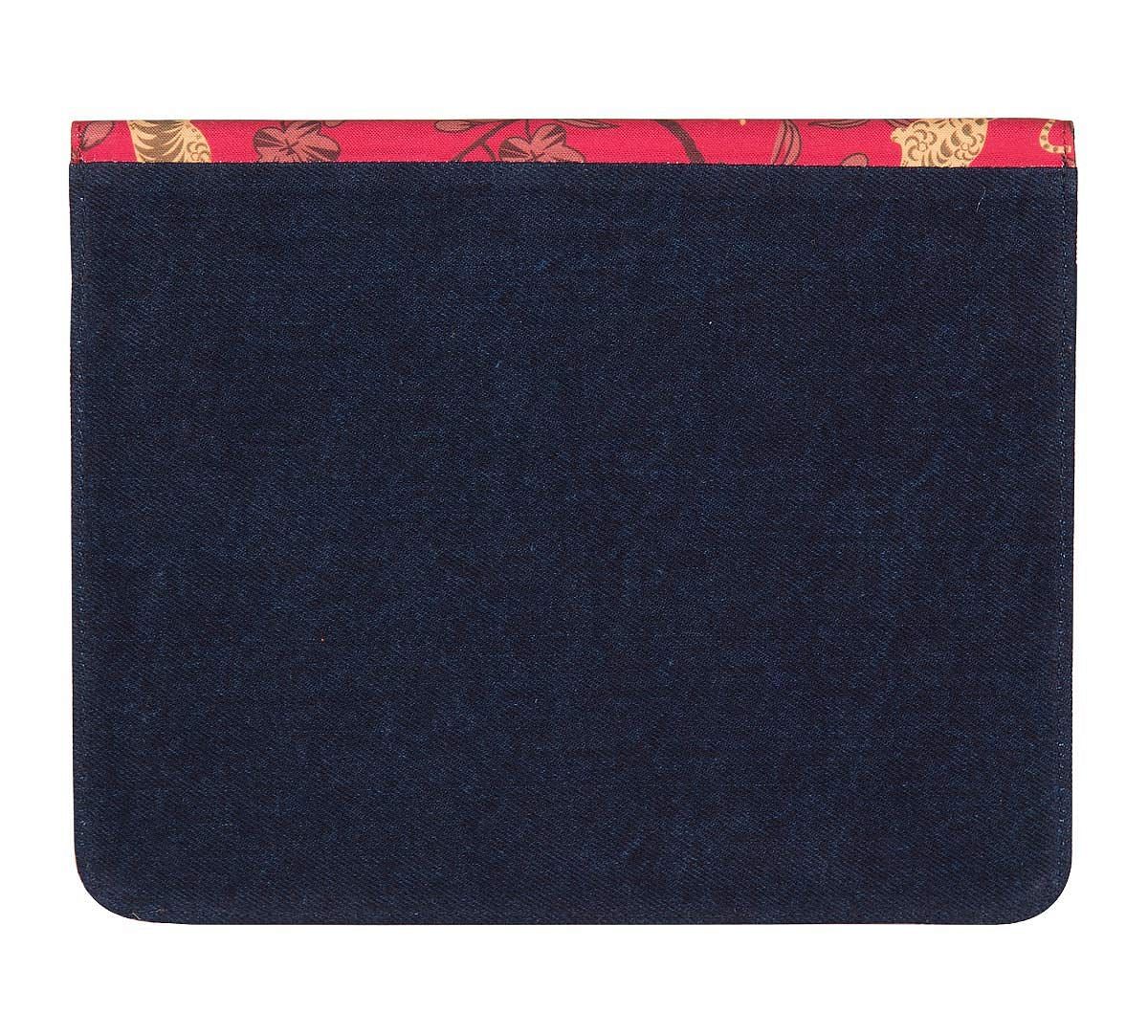 India Circus Ferocious Feline Denim iPad Sleeve