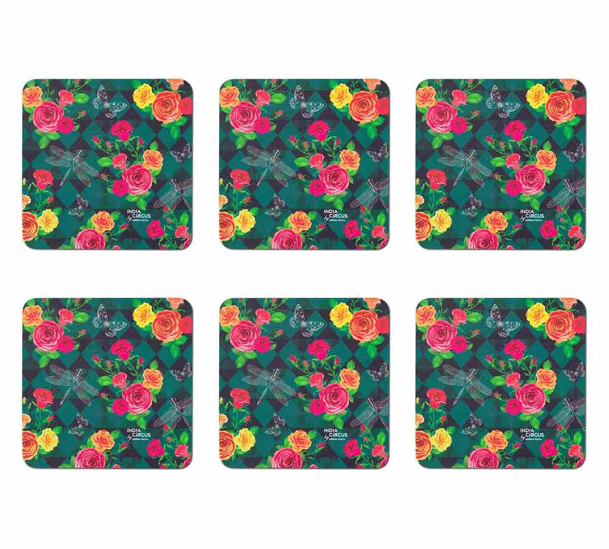 India Circus Floral Flutter Table Coaster