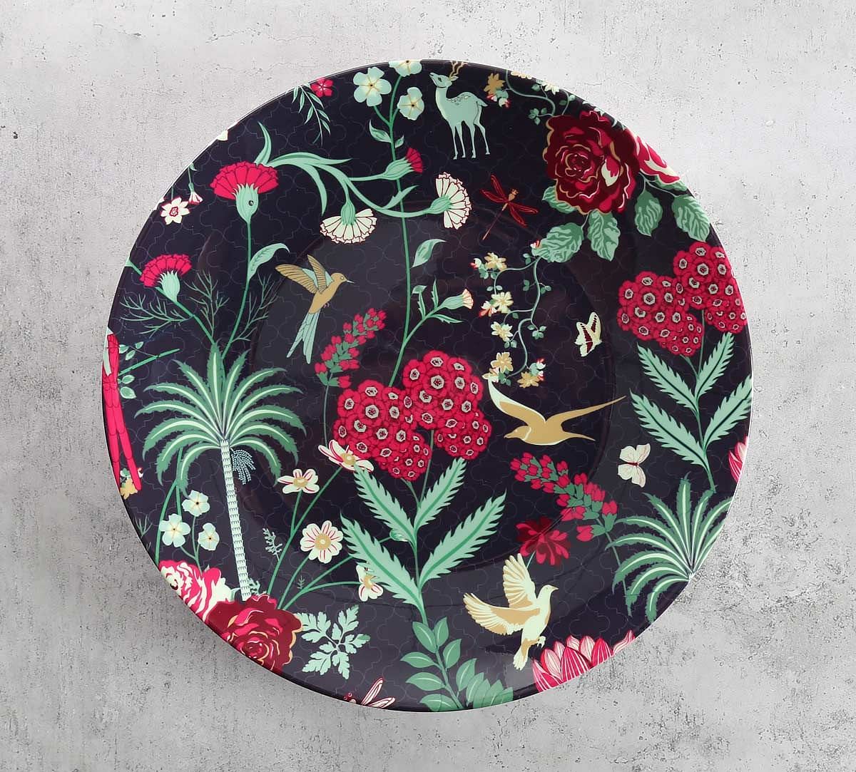 India Circus Floral Galore Decor Plate