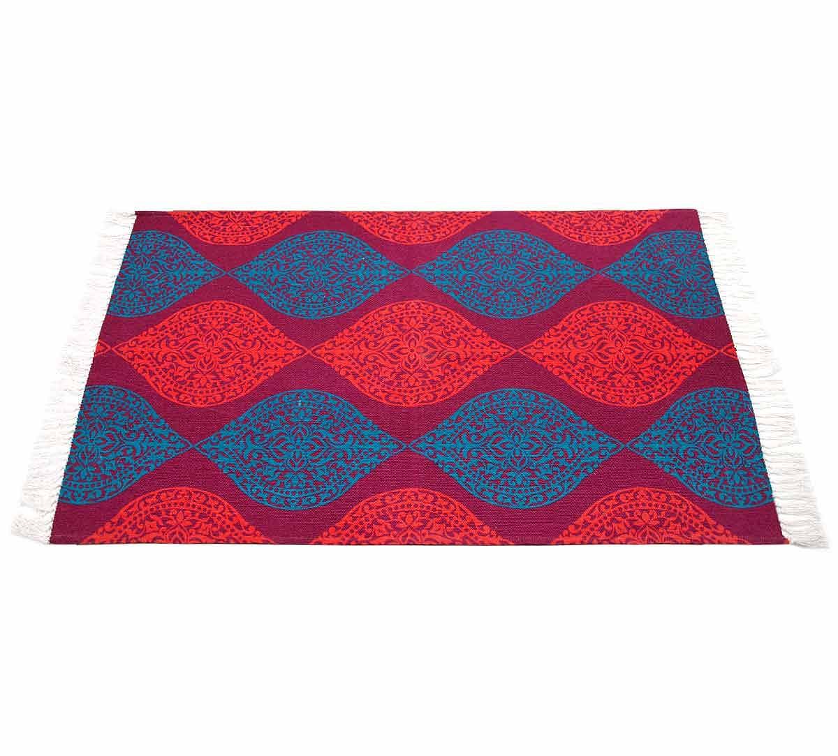 India Circus Floral Hourglas Rug