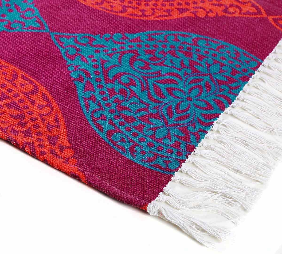 India Circus Floral Hourglas Rug