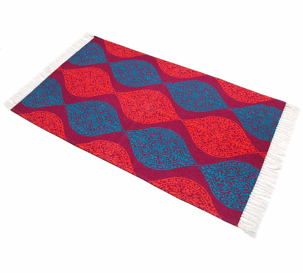 India Circus Floral Hourglas Rug