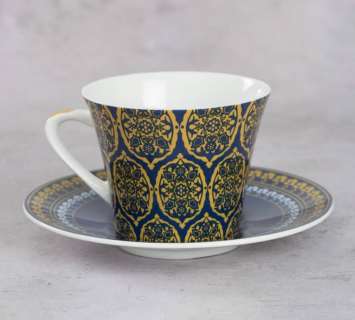 India Circus Floral Hypnosis Cup & Saucer
