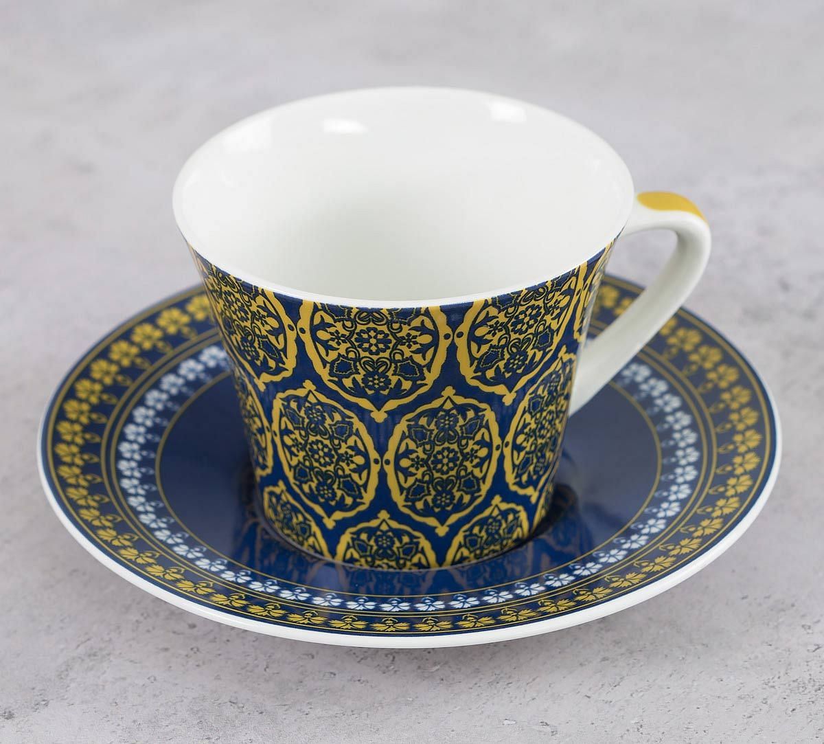 India Circus Floral Hypnosis Cup & Saucer
