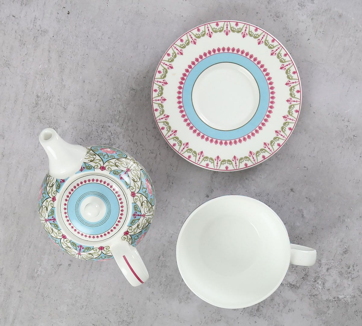 India Circus Floral Illusion Tea for One
