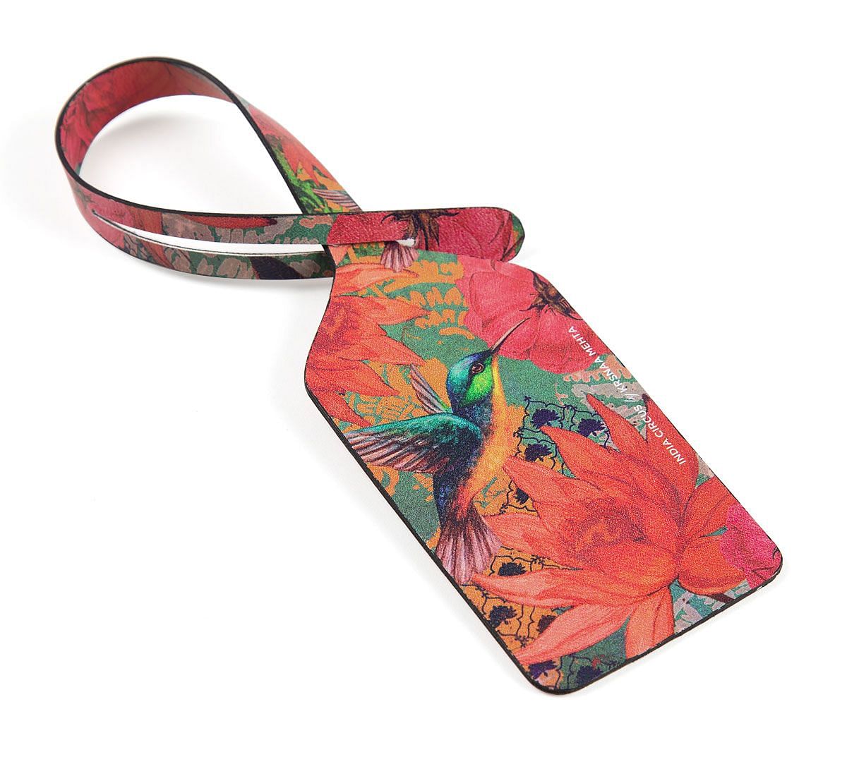 India Circus Floral Kingdom Travel Tag Set of 2