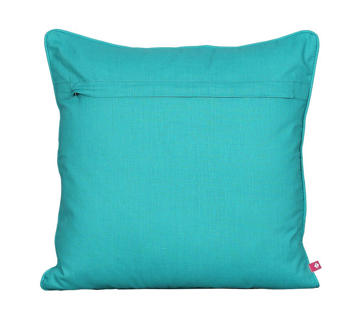 India Circus Floral Lake Inception Polyester Cushion Cover