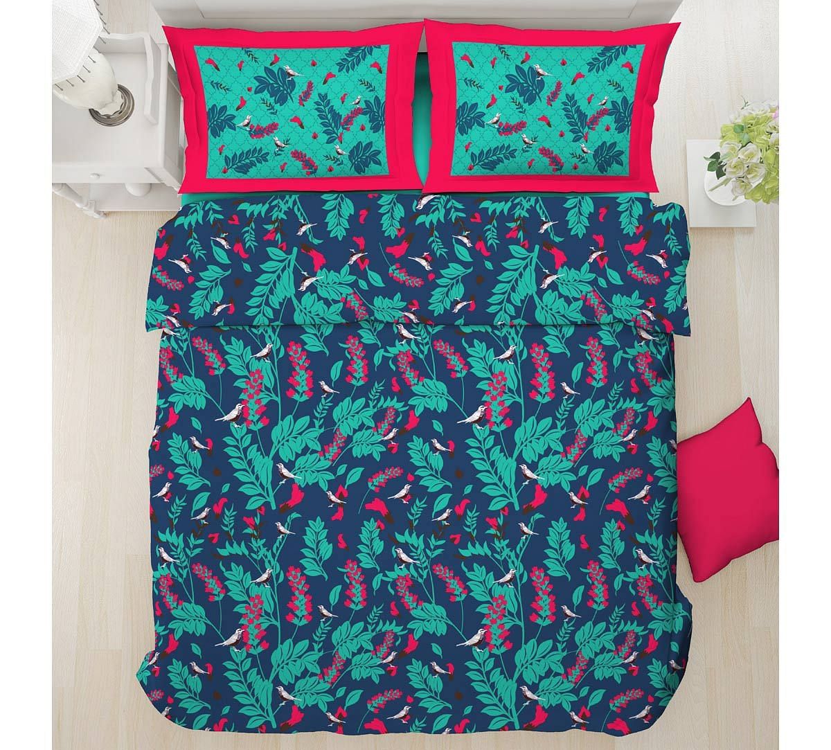 India Circus Flower Blooms Bed Sheet Set
